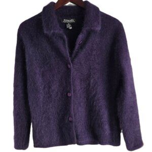 Vintage 83% Angora Wool Cardigan